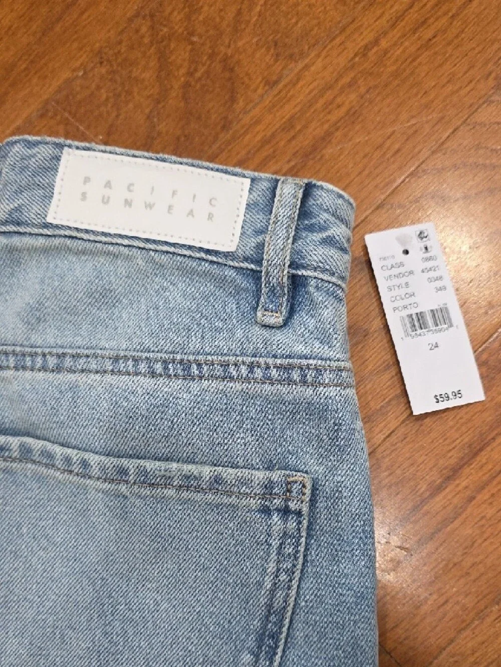 Pacific‎ Sunwear Light Blue Wide Leg Women's Jeans